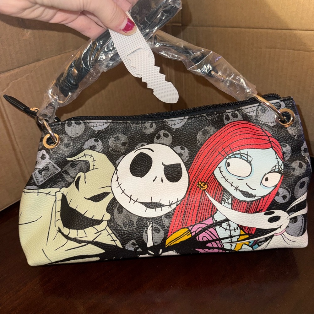 The Bradford Exchange Nightmare Before Christmas Shoulder Bag - Black and White